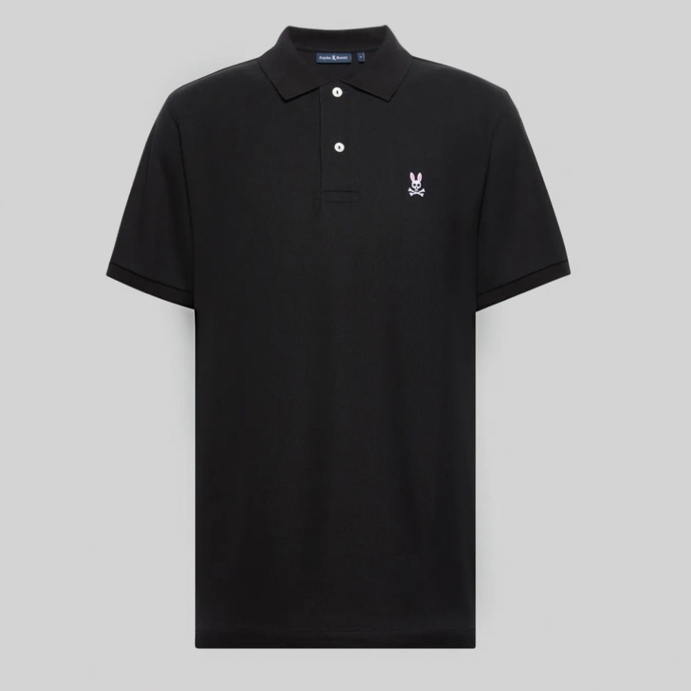 PSYCHO BUNNY Men’s Classic Pique Polo Shirt with Embroidered Logo - 3XL